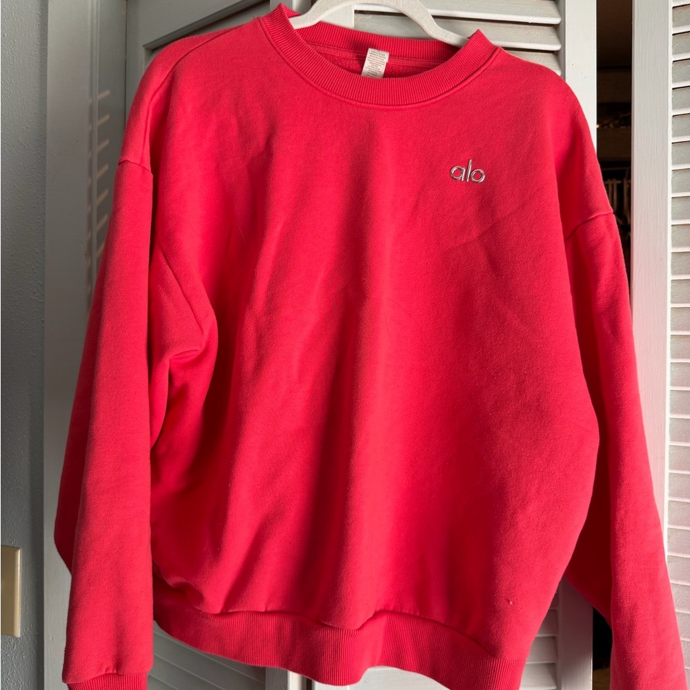 ALO Yoga Red Sweater